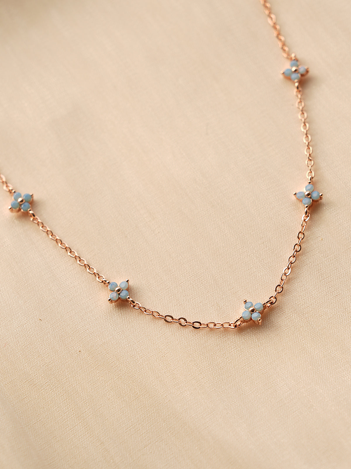 BloomBae Floral Necklace | 18K Plated