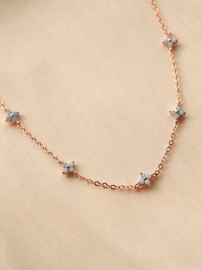BloomBae Floral Necklace | 18K Plated