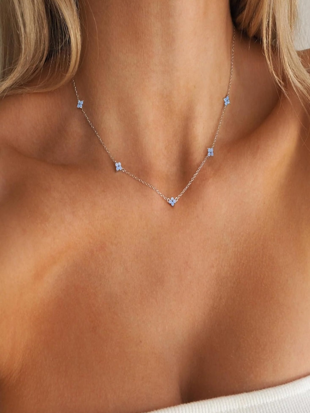 BloomBae Floral Necklace | 18K Plated