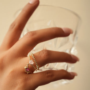 Teddy Love Heart Ring | 18K Plated