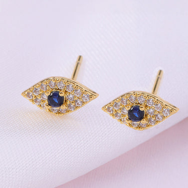 Evil Eye Studs | 18K Plated
