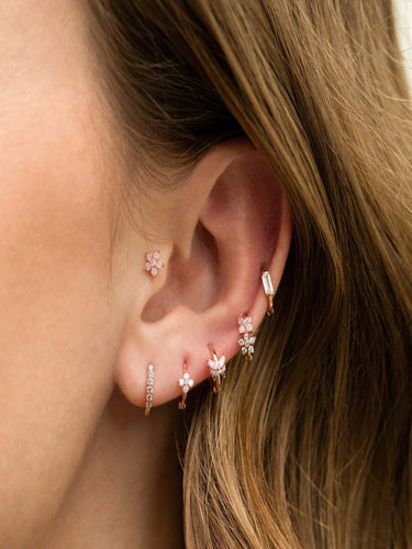 Flutter Bloom Earring Set (for SINGLE EAR ONLY) | 18K Plated