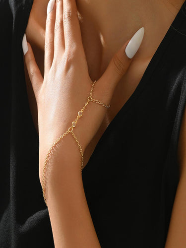 Trio Spark Ring Bracelet | Gold Plated