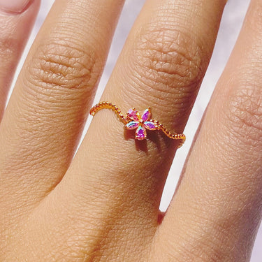 Floral Flow Ring | 18K Plated