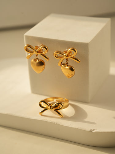 Bow Love Set | 18K Plated