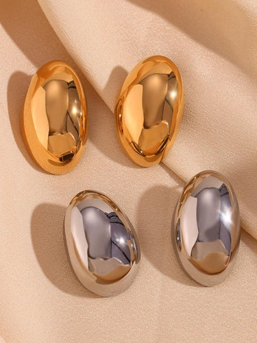 Ruth Dome Earrings | 18K Plated