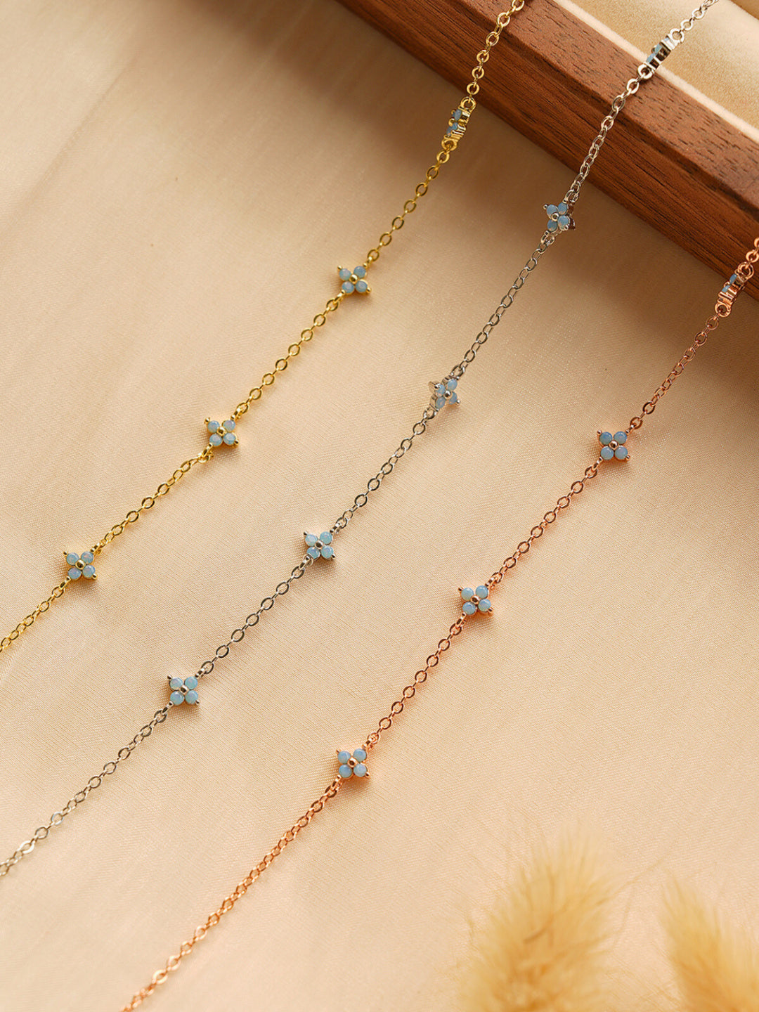 BloomBae Floral Necklace | 18K Plated