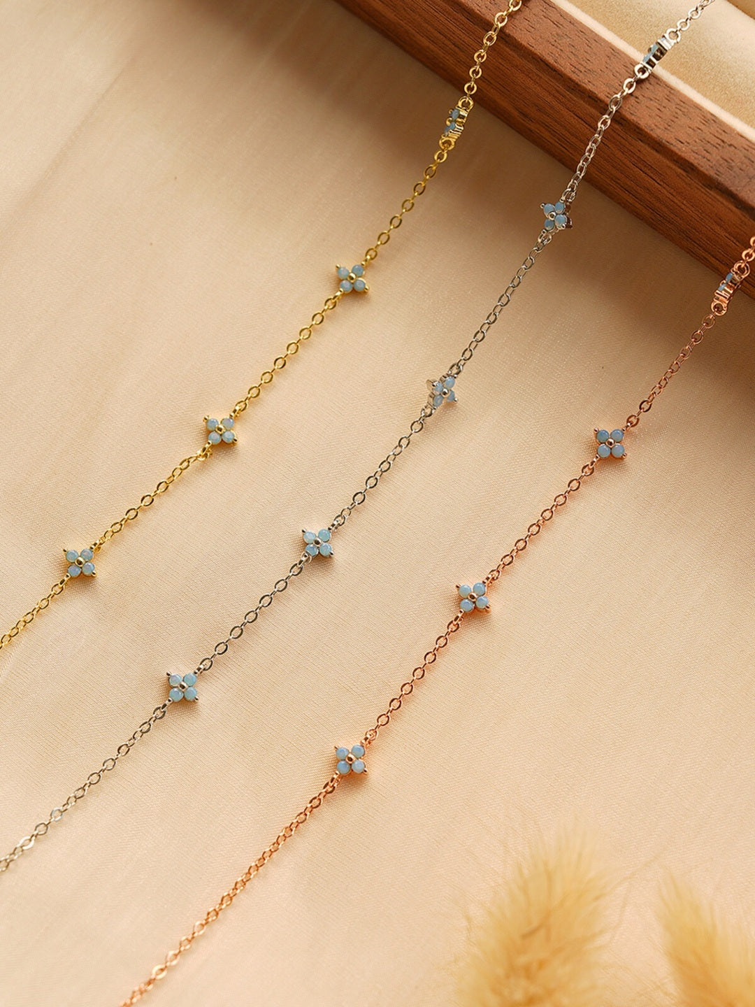 BloomBae Floral Necklace | 18K Plated