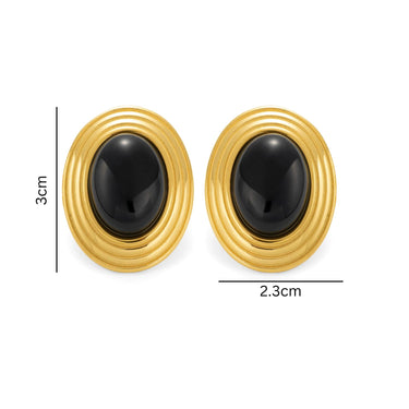 Heirloom Studs| 18K Plated