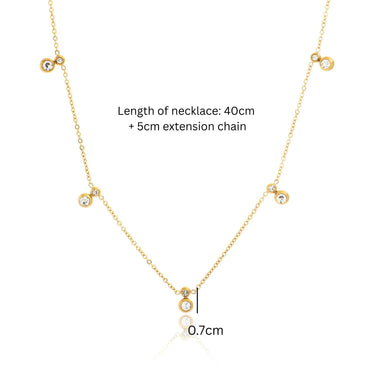 Celestial Necklace| 18K Plated