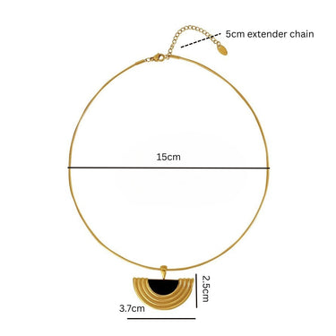 Noelle Pendant & Earring Set| 18K Plated