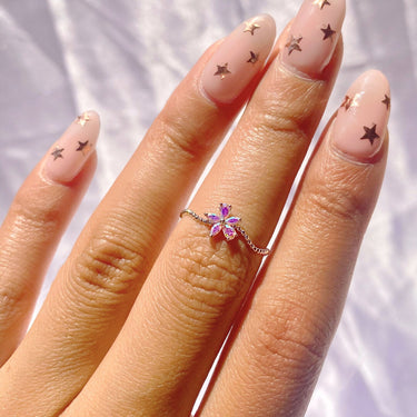 Floral Flow Ring | 18K Plated