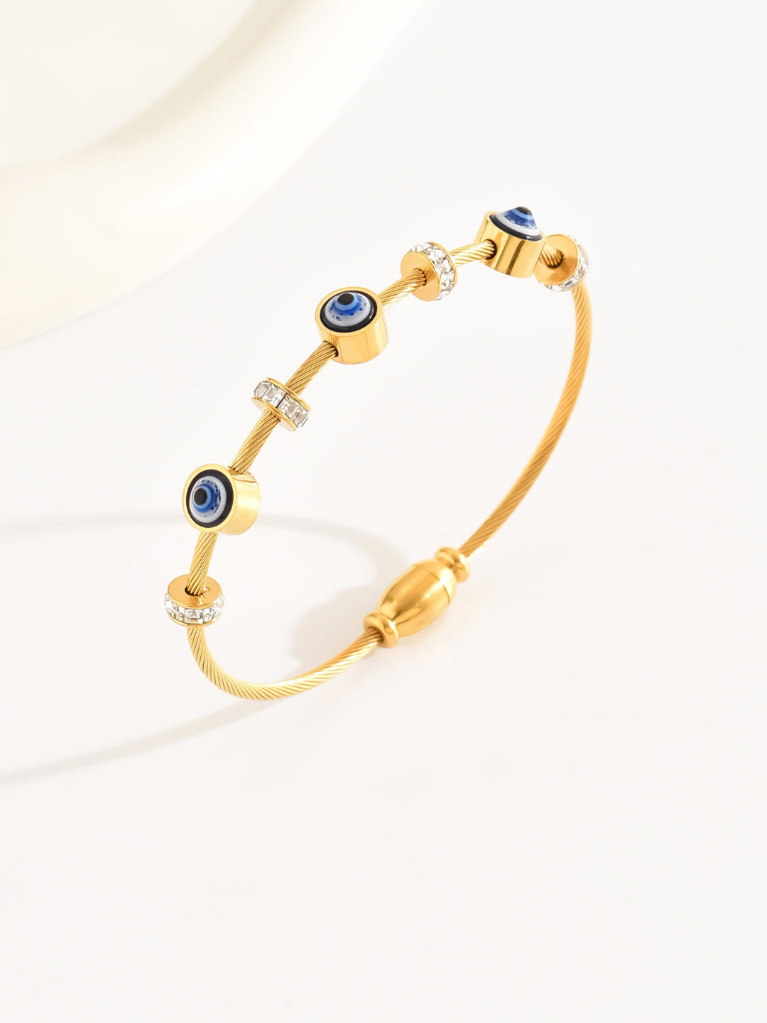 Shield Evil Eye Bracelet | 18K Plated