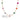 Floria Multicolor Floral Zircon Layer Charm Bead Necklace | 18K Gold Plated
