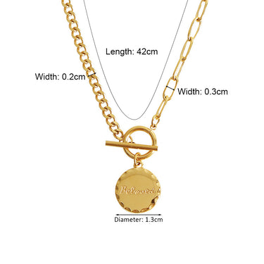 To My Love Necklace (Beloved Engraved) | 18K Plated