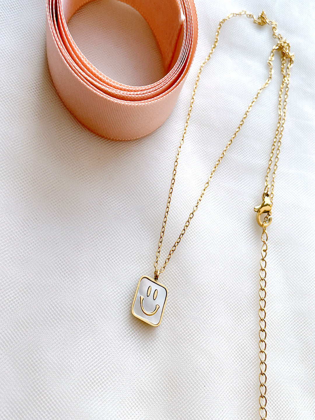 Smiley Pendant | 18K Plated