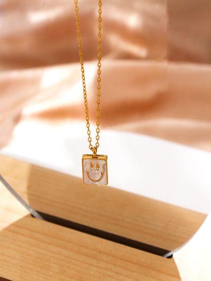 Smiley Pendant | 18K Plated