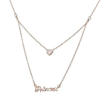 Princess Love Pendant Layered Neckchain