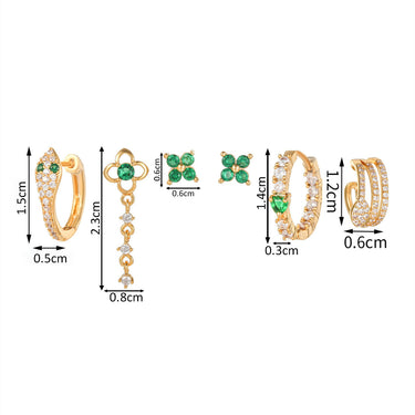 Venom & Vines Earring Set (for SINGLE EAR ONLY) | 18K Plated