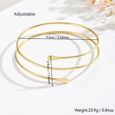 Lye Triple Layered Arm Cuff
