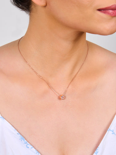 Laila Chain With Crystal White Stone