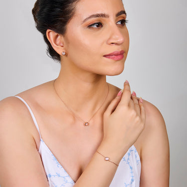 Laila Crystal White Stone Set