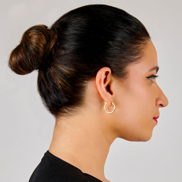 Mabel Hoop Earrings | 14K Plated