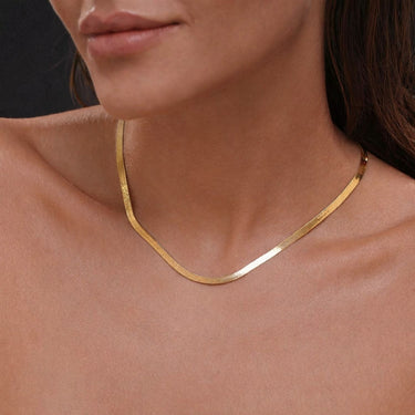 4mm Snake chain| 18K Plated