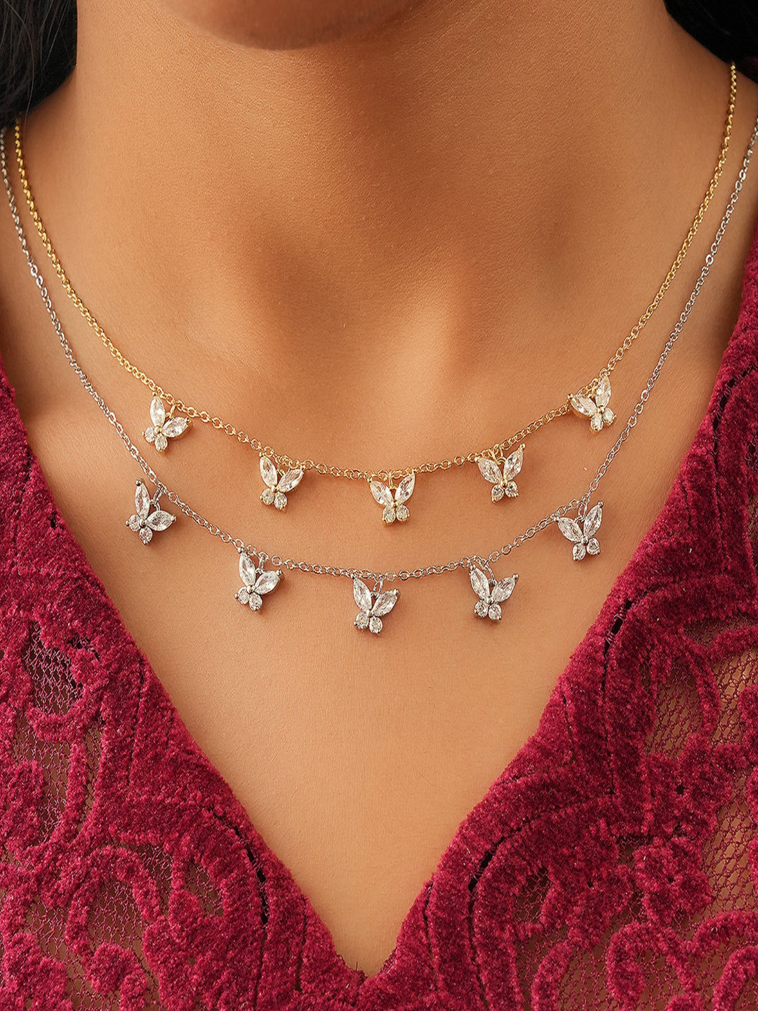 Tessa Butterfly Necklace | 18K Plated