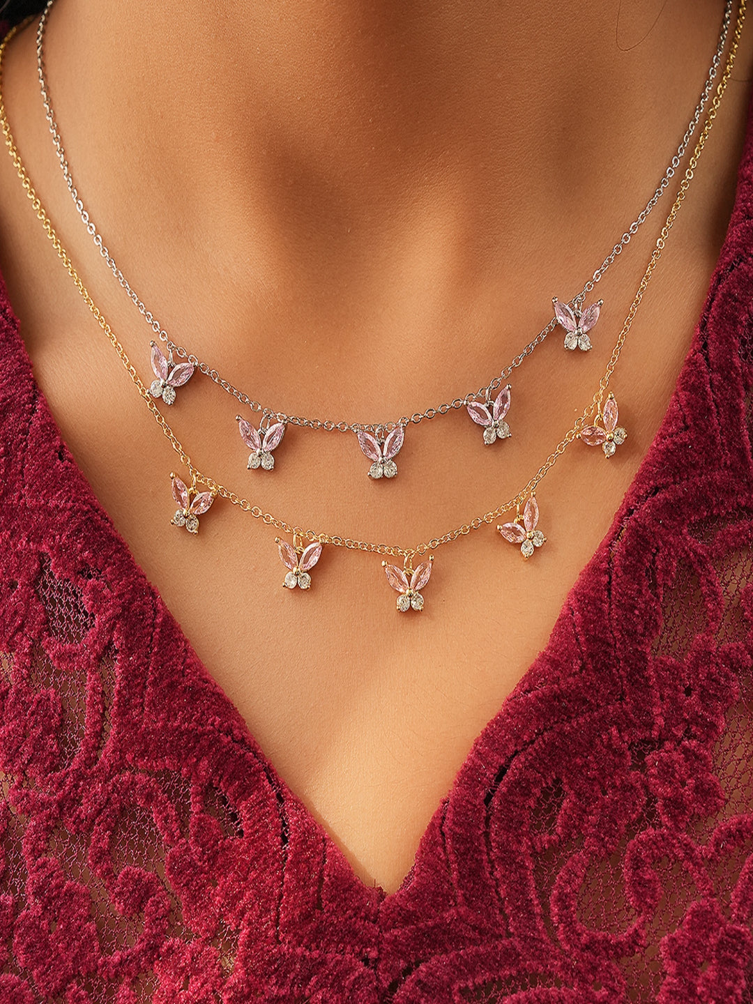 Tessa Butterfly Necklace | 18K Plated