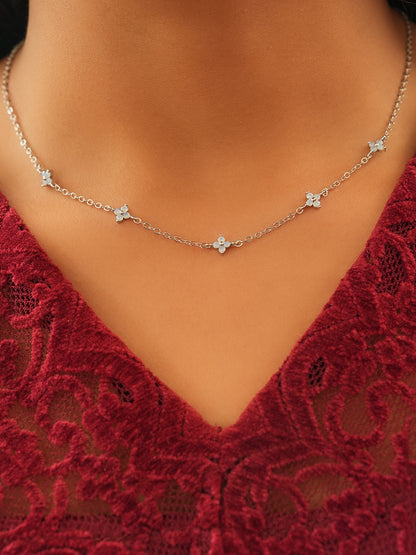 BloomBae Floral Necklace | 18K Plated