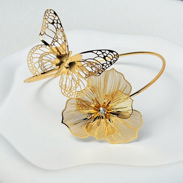 Floral & Butterfly Arm Cuff
