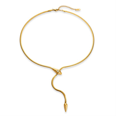 Serpentine Snake Design Chain| 18K Plated