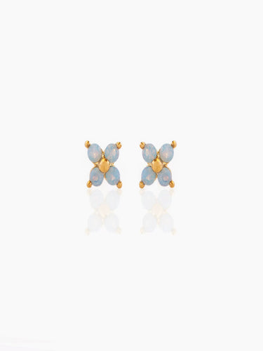 Liora Floral Mini Studs | 18K Plated