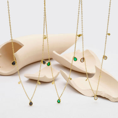 Nyla Zircon Necklace | 18K Plated