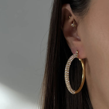 Seraphina Hoops| 18K Plated