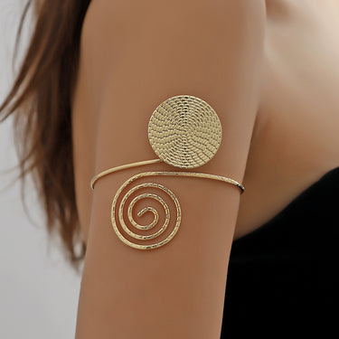 Gold-Plated Adjustable Arm Cuff