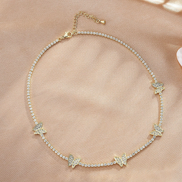 Bellz Butterfly Necklace | 18K Plated