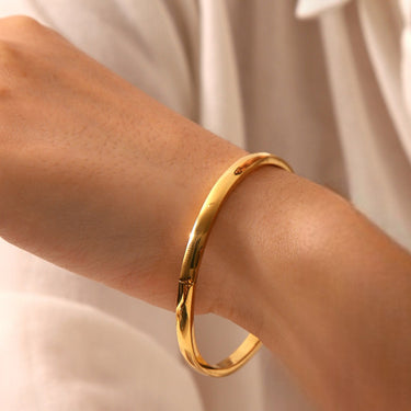 Gold Plated Bangles by Aquastreet