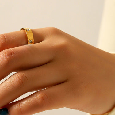 Waterproof Gold Cartier Mini Love Rings by Aquastreet