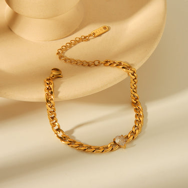 Solo Teardrop Bracelet | 18K Plated