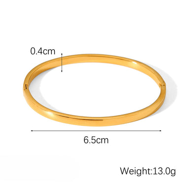 18K Gold Plated Bangles size