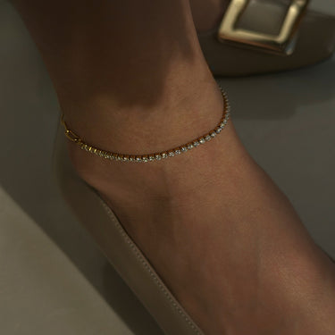 Lumi Anklet| 18K Plated