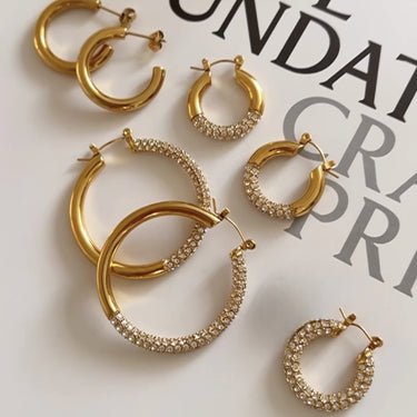 Seraphina Hoops| 18K Plated