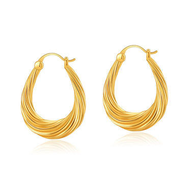 Sydney Hoops | 18K Plated