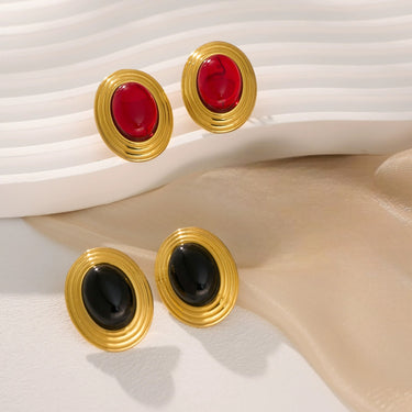 Heirloom Studs| 18K Plated