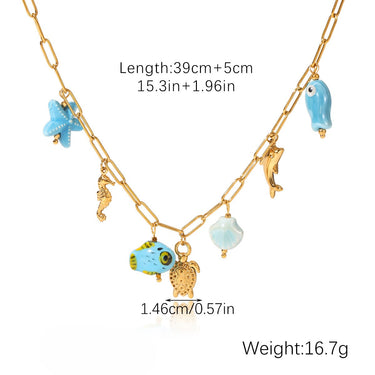 Color Pop Charms Necklace size