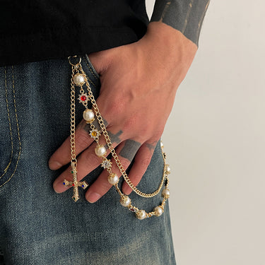 Mens Ophelia Layered Pant Chain