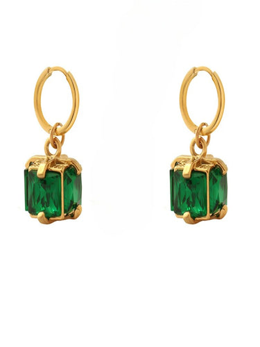 Verdette Drop Earrings | 18K Plated