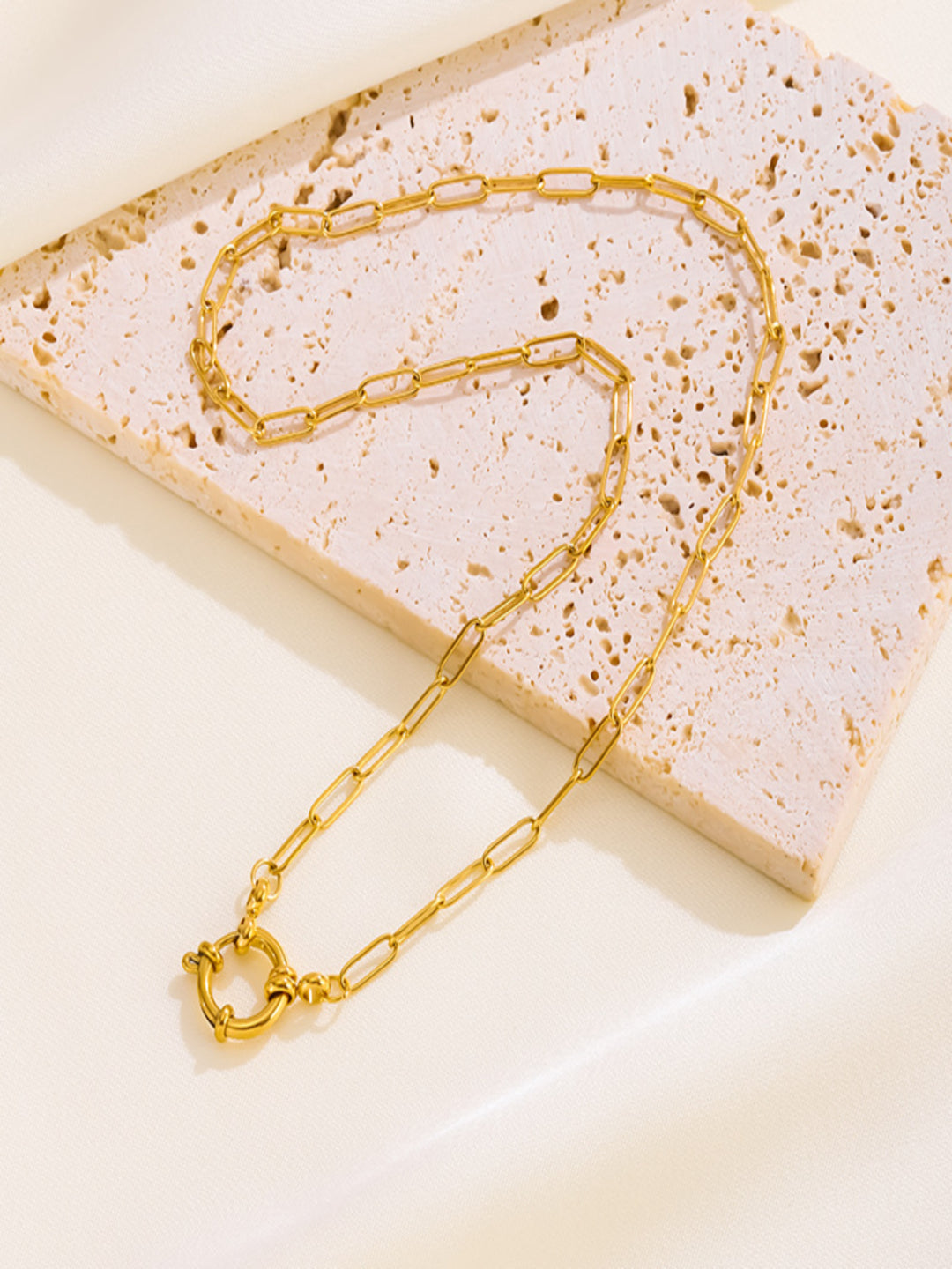 Link Chain Necklace | 18K Plated